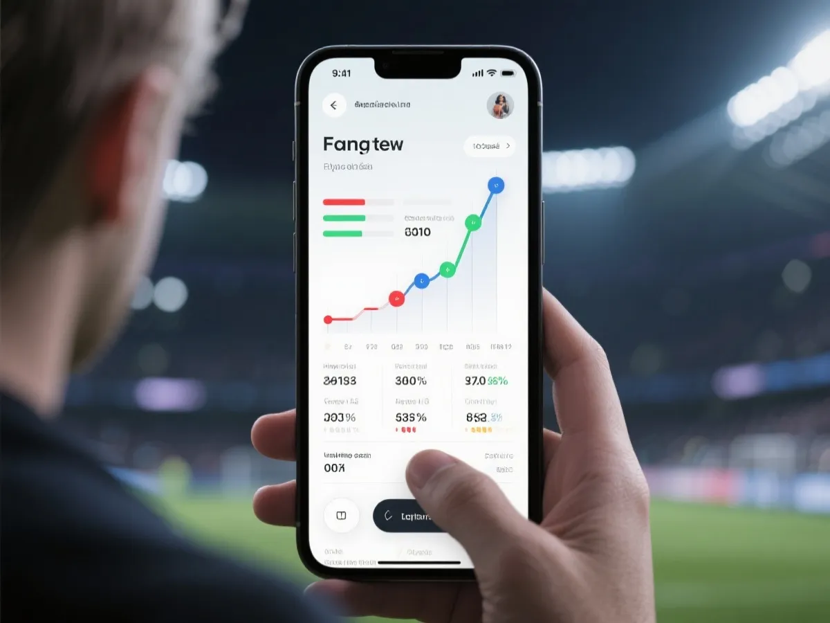 即時賽況與數據追蹤示意