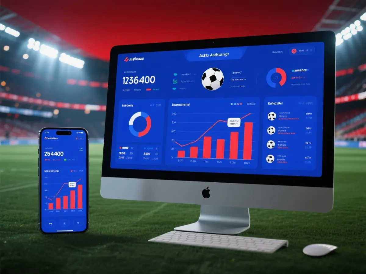 世界盃數據監控儀表板示意圖