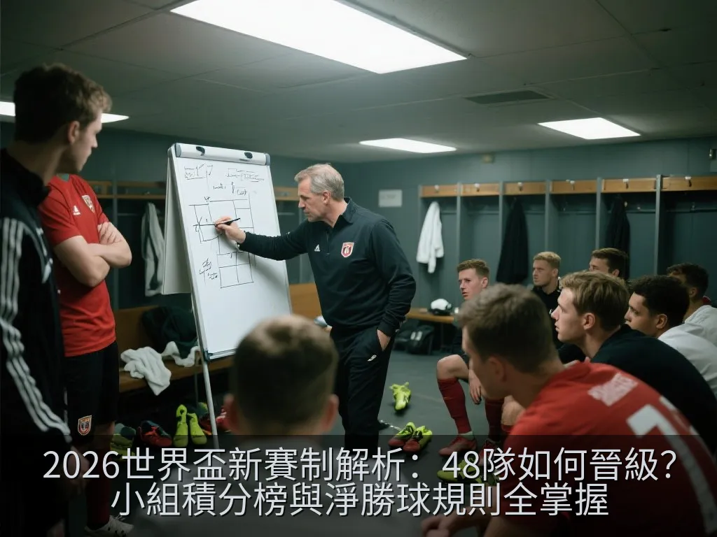 2026世界盃新賽制解析：48隊如何晉級？小組積分榜與淨勝球規則全掌握